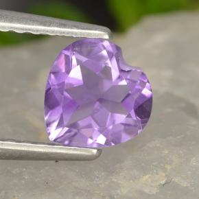 0.7ct Heart Facet Violet Amethyst for sale thumb image of 0.7ct Heart Facet Violet Amethyst (ID: 497463)
