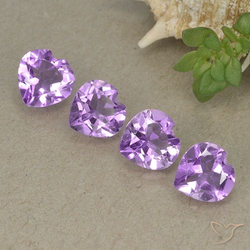 2.70ctw Natural Vivid Violet Amethyst, Heart, VVS-VS