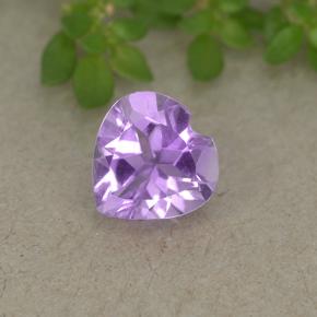 0.6ct Heart Facet Violet Amethyst for sale thumb image of 0.6ct Heart Facet Violet Amethyst (ID: 497700)