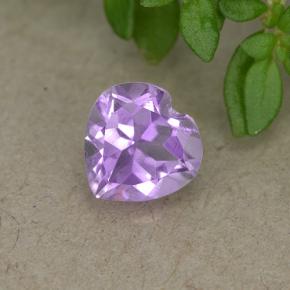 0.6ct Heart Facet Violet Amethyst for sale thumb image of 0.6ct Heart Facet Violet Amethyst (ID: 497702)