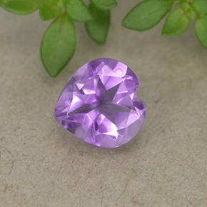 0.7ct Heart Facet Violet Amethyst for sale thumb image of 0.7ct Heart Facet Violet Amethyst (ID: 497704)