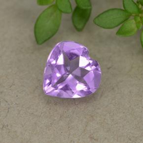 0.6ct Heart Facet Violet Amethyst for sale thumb image of 0.6ct Heart Facet Violet Amethyst (ID: 497706)