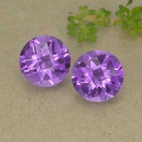 2.5ct Round Checkerboard Violet Amethyst for sale thumb image of 2.5ct Round Checkerboard Violet Amethyst (ID: 498416)
