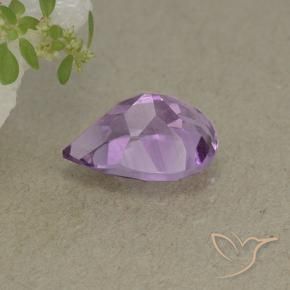Amethyst Gemstone in 10 x 7 mm (calibrated) Size for Sale, Amethyst Stone in Iris Violet Color