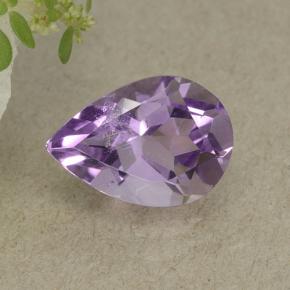 Medium Violet Amethyst Gem - 1.8ct Pear Facet (ID: 498865)