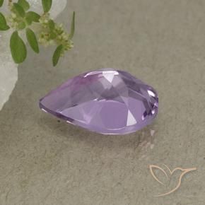 Amethyst Gemstone in 10 x 7 mm (calibrated) Size for Sale, Amethyst Stone in Pinkish Iris Violet Color