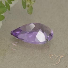 Amethyst Gemstone in 11 x 7.1 mm Size for Sale, Amethyst Stone in Deep Violet Color