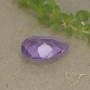 Amethyst Gemstone in 10 x 7 mm (calibrated) Size for Sale, Amethyst Stone in Medium Violet Color