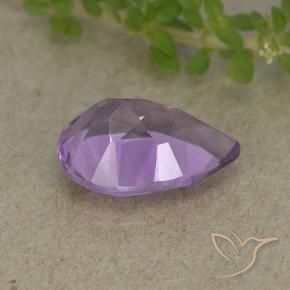 Amethyst Gemstone in 10 x 7 mm (calibrated) Size for Sale, Amethyst Stone in Iris Violet Color