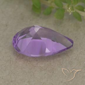 Amethyst Gemstone in 10 x 7 mm (calibrated) Size for Sale, Amethyst Stone in Pinkish Violet Color