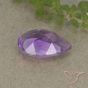 Amethyst Gemstone in 10 x 7 mm (calibrated) Size for Sale, Amethyst Stone in Medium Violet Color