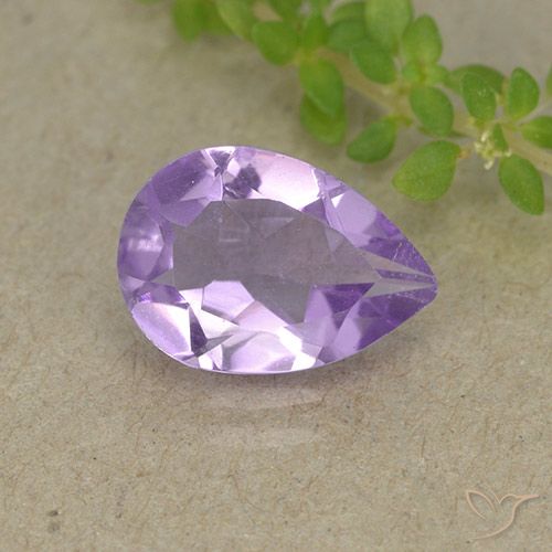 Améthyste Poire en damier des États-Unis 1,46 ct, dimension 10 x 7mm, pureté vvs-vs, pierre gemme naturelle Non traité, 1 pièce d'améthyste de couleur Violet Rosâtre, dureté Mohs de 7 convient aux bijoux de tous les jours, pierre de sagesse, Symbolise l'apaisement et l'apaisement, Photo A