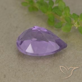 Amethyst Gemstone in 10 x 7 mm (calibrated) Size for Sale, Amethyst Stone in Medium Violet Color