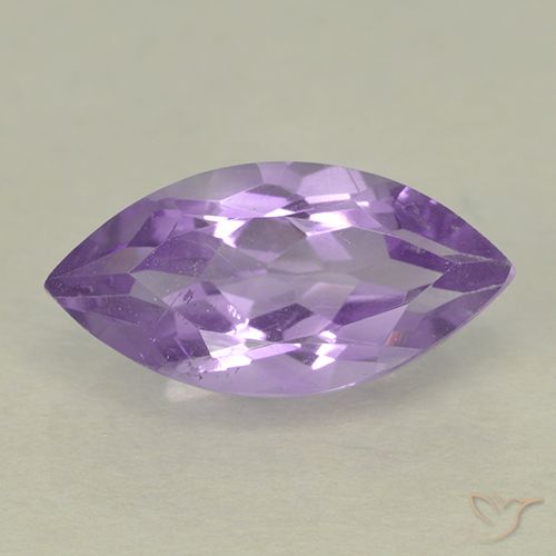 1.82ct Natural Medium Violet Amethyst, Marquise, VS