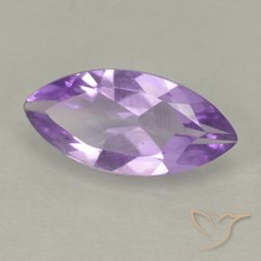 1.26 ct Violet Amethyst Stone, Natural Amethyst in Marquise Facet Shape for Sale