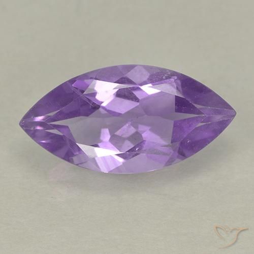 Violeta medio Amatista Gema - 1.8ct Forma marquesa (ID: 499601)