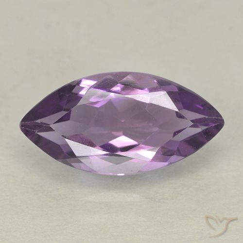 1.62ct Natural Medium Violet Amethyst, Marquise, VS