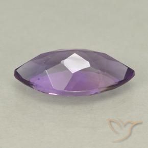 Amethyst Gemstone in 11.9 x 6 mm Size for Sale, Amethyst Stone in Medium Violet Color