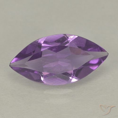 1.32ct Natural Medium Violet Amethyst, Marquise, VS
