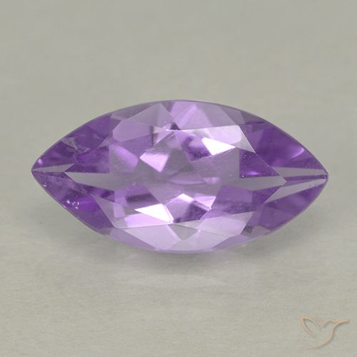 1.49ct Natural Medium Purplish Violet Amethyst, Marquise, VS