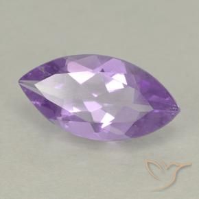 1.49 ct Violet Amethyst Stone, Natural Amethyst in Marquise Facet Shape for Sale
