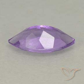 Amethyst Gemstone in 11.8 x 6.1 mm Size for Sale, Amethyst Stone in Medium Purplish Violet Color