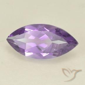 1.64 ct Violet Amethyst Stone, Natural Amethyst in Marquise Facet Shape for Sale