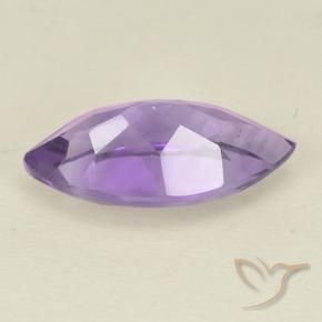 Amethyst Gemstone in 12.2 x 5.9 mm Size for Sale, Amethyst Stone in Medium Violet Color