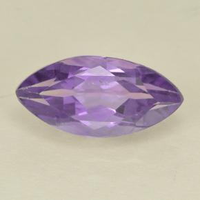 Violet aubergine Améthyste gemme - 1.8ct Marquise facette (ID: 499970)