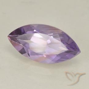 1.83 ct Violet Amethyst Stone, Natural Amethyst in Marquise Facet Shape for Sale