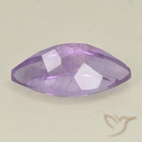 Amethyst Gemstone in 12.3 x 6.2 mm Size for Sale, Amethyst Stone in Pinkish Violet Color