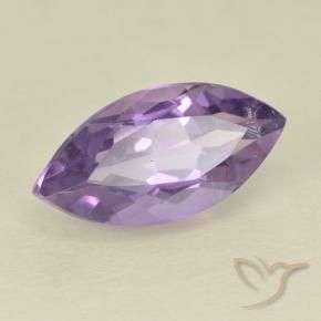 1.77 ct Violet Amethyst Stone, Natural Amethyst in Marquise Facet Shape for Sale