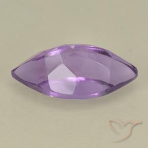 Amethyst Gemstone in 12.1 x 6 mm Size for Sale, Amethyst Stone in Medium Violet Color