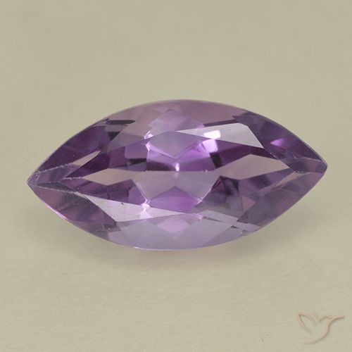 1.69ct Natural Medium Violet Amethyst, Marquise, VS