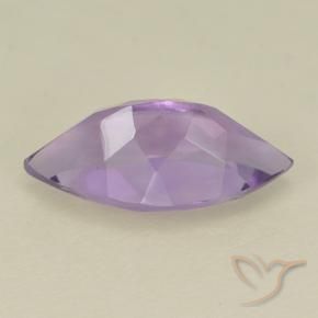 Amethyst Gemstone in 12 x 6 mm Size for Sale, Amethyst Stone in Medium Violet Color