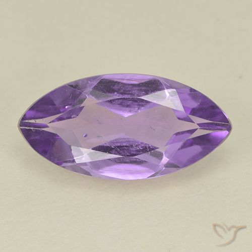 1.45ct Natural Deep Violet Amethyst, Marquise, VS