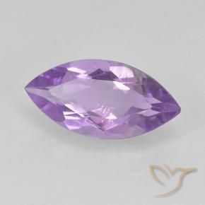 1.43 ct Violet Amethyst Stone, Natural Amethyst in Marquise Facet Shape for Sale