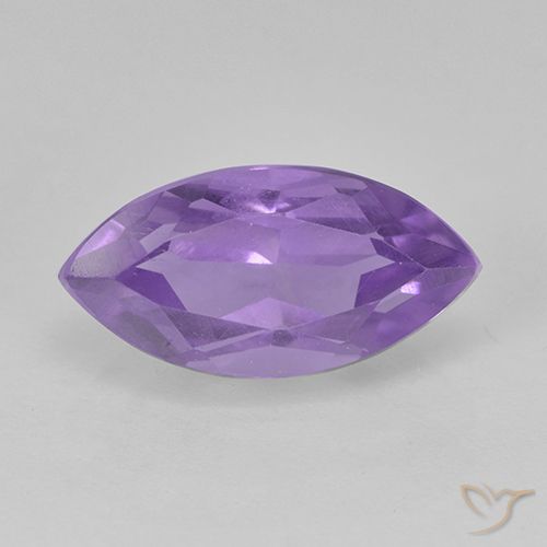 1.97ct Natural Medium Violet Amethyst, Marquise, VS