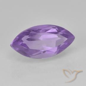 1.97 ct Violet Amethyst Stone, Natural Amethyst in Marquise Facet Shape for Sale