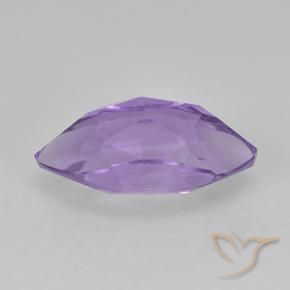 Amethyst Gemstone in 11.9 x 6 mm Size for Sale, Amethyst Stone in Medium Violet Color