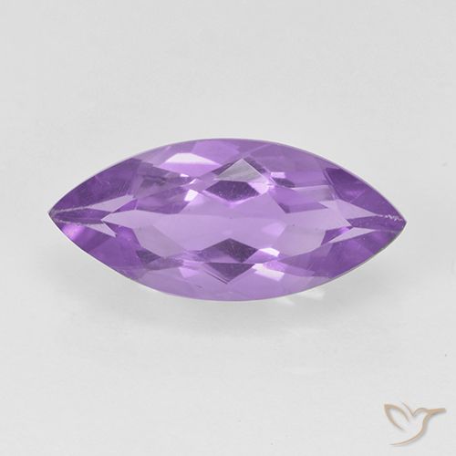 1.35ct Natural Pinkish Iris Violet Amethyst, Marquise, VS
