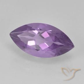 1.88 ct Violet Amethyst Stone, Natural Amethyst in Marquise Facet Shape for Sale
