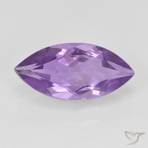 1.39ct Natural Medium Violet Amethyst, Marquise, VS