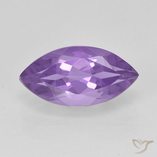 1.88ct Natural Deep Violet Amethyst, Marquise, VS