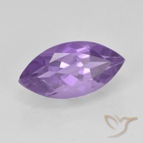 1.88 ct Violet Amethyst Stone, Natural Amethyst in Marquise Facet Shape for Sale