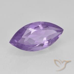 1.92 ct Violet Amethyst Stone, Natural Amethyst in Marquise Facet Shape for Sale