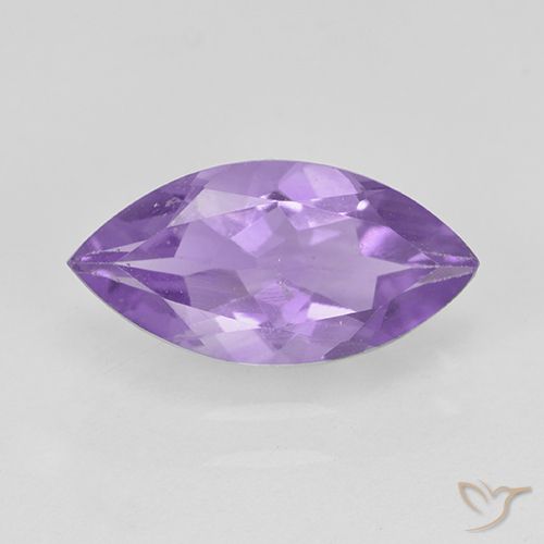 1.45ct Natural Medium Violet Amethyst, Marquise, VS