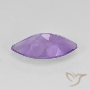 Amethyst Gemstone in 11.9 x 6 mm Size for Sale, Amethyst Stone in Medium Violet Color