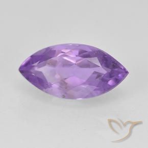 1.77 ct Violet Amethyst Stone, Natural Amethyst in Marquise Facet Shape for Sale