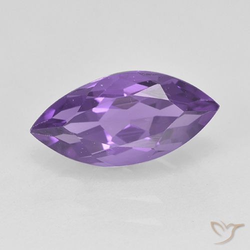 1.92ct Natural Medium Violet Amethyst, Marquise, VS
